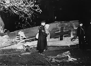 Clacton air crash 1940. German Heinkel He 111 crashed during a minelaying sortie