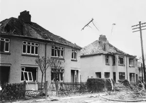Clacton air crash 1940. German Heinkel He 111 crashed during a minelaying sortie