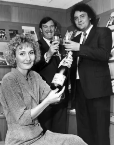 Bottle Prints: Clare Minchington, audit assistant with Birmingham accountants Price Waterhouse