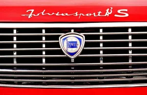 Classic Lancia cars owned by Roddy Young June 1998 Zagato Fulviasports in red Road