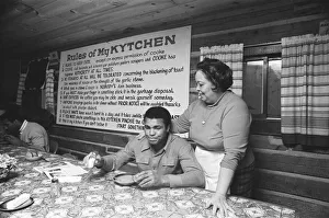 Classius Clay (Muhammad Ali) at his training camp Deer Lake in Pennslvania