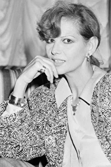 Conference Prints: Claudia Cardinale, Italian actress in London to promote her latest film, History