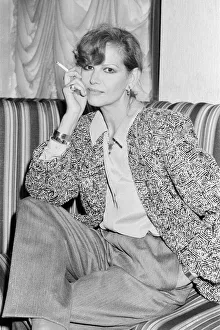 Claudia Cardinale, Italian actress in London to promote her latest film, History