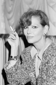 Claudia Cardinale, Italian actress in London to promote her latest film, History