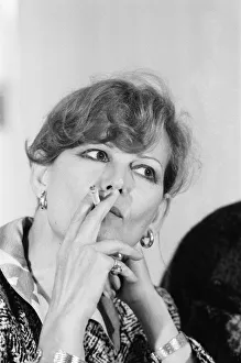 Claudia Cardinale, Italian actress in London to promote her latest film, History