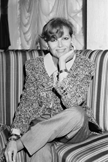 Claudia Cardinale, Italian actress in London to promote her latest film, History
