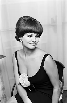 Claudia Cardinale, Italian film actress aged 24 years old