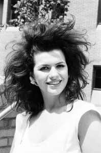 Cleo Rocos, Actress, pictured outside Southwark Crown Court, London, 21st June 1984