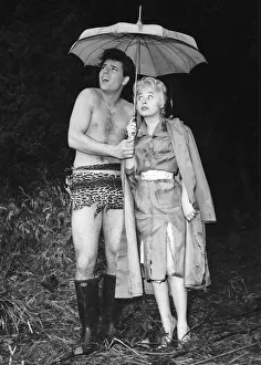 Cliff Richard Actor Singer In The Film Tarzan with Barbara Windsor. 8th July 1960