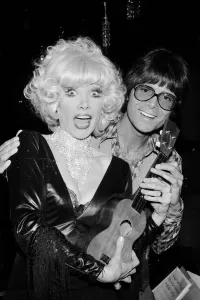 Cliff Richard with cabaret star Jacqueline Jones as Mariliyn Monroe