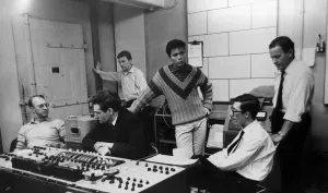 01397 Prints: CLIFF RICHARD AT E. M. I. STUDIOs IN ST. JOHNs WOOD, LONDON