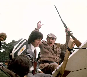 Shotgun Prints: Cliff Richard and Hugh Griffiths seen here during filming for Take Me High