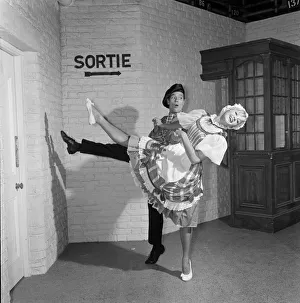 Cliff Richard and Jacqueline Daryl on the set of the film Summer Holiday. 19th July 1962