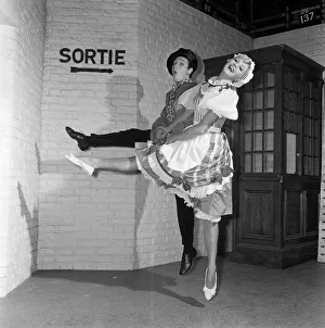 01173 Prints: Cliff Richard and Jacqueline Daryl on the set of the film Summer Holiday. 19th July 1962