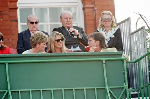 Watching Prints: Cliff Richard joins Princess Diana in the royal box at the Stella Artois tennis