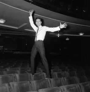 Cliff Richard pictured at the London Palladium where he appears for the last week in