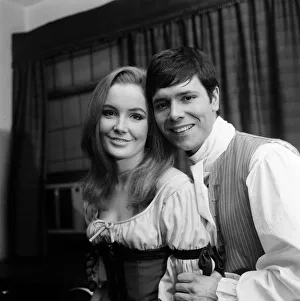 01187 Prints: Cliff Richard and Pippa Steel (18 year old cousin of Hayley Mills