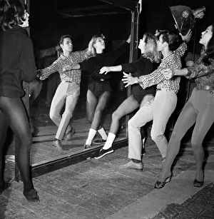 Cliff Richard rehearsing a dance routine for his new film Wonderful Life
