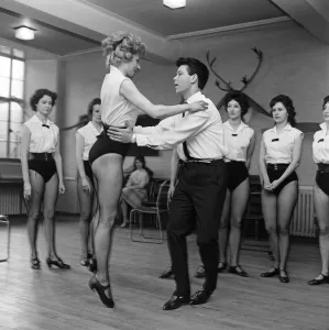 Cliff Richard rehearsing for the television show Saturday Spectacular'on ITV