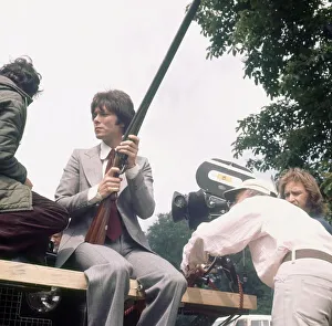 Shotgun Prints: Cliff Richard, seen here filming a scene from the film Take Me High