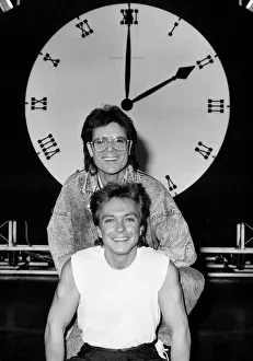 Cliff Richard singer actor with David Cassiday who will be taking over his role in
