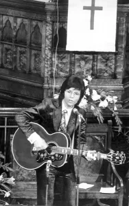 Celebs Misc Prints: Cliff Richard took part in a service at Queens Road Baptist Church