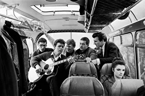 00269 Prints: Cliff Richard on his tour bus. 13th March 1963 Local Caption watscan