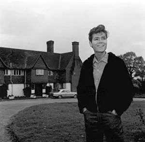 Cliff Richard at his Tudor Style mansion 1963 at upper nazeing Essex