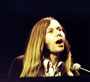 Clifford T Ward - Pop Star seen here during rehearsals for the BBC television