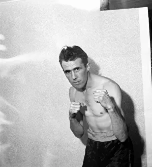 Clifford Terry, a Birmingham flyweight boxer only weighs 7 stone 7 pounds
