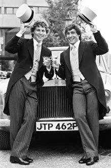 Clive Allen and Kenny Sansom right Allen signed for Crystal Palace for One Million Pounds