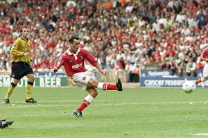 Clive Mendonca Charlton Athletic May 1998 Football Player scoring his first goal