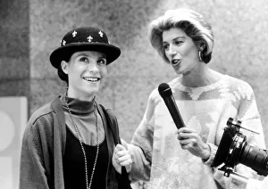 Clothes Show Prints: Clothes Show, Sarah Dunwell from Brownhills takes to the catwalk with Selina Scott