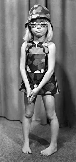 Clothing: Children: 4 year old Gabrielle Salter pictured at the Press showing of child
