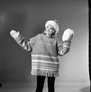 Knitwear Prints: Clothing: Fashion: Coats: Madeline Mills modelling Norwegian Capes