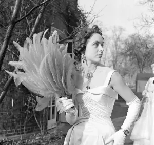Clothing: Fashion: Dresses. The latest fashions on display at the Society of London