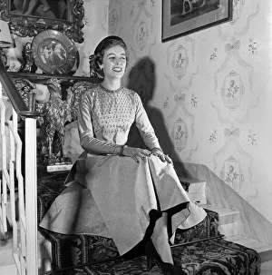 Clothing: Fashion: Dresses. The latest fashions on display at the Society of London