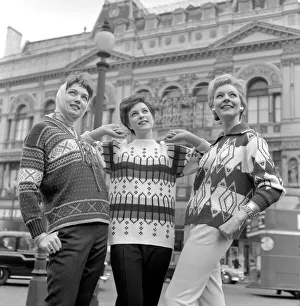 Knitwear Prints: Clothing: Fashion: Jumpers. Playfair set the fashion in knitwear with the Autumn Preview