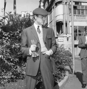 Clothing: Fashion: Menswear: Mens fashion show in Central London. 1962 B1257