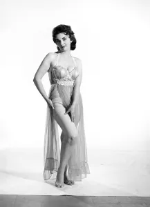 Clothing: Fashion: Underwear: Eileen Johns modelling underwear and nightee
