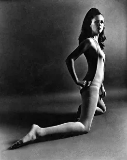 00025 Prints: Clothing. Halter neck body stocking and gold knickers. May 1967 P018425