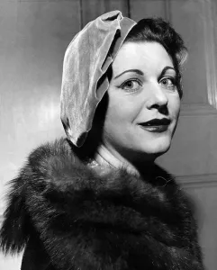 Clothing: Hats: Fashions shows. This soft pleated beret