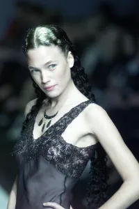 Clothing by Maria Grachvogel 1998 modelled by Model during London Fashion Week