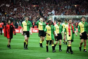Coca Cola Cup Final. Aston Villa 3 v Manchester United 1
