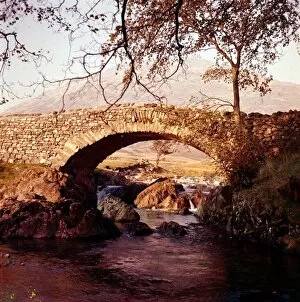 Images Dated 15th December 1975: Cockley Beck bridge and Red How in the Lake District Cumbria