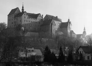00201 Prints: Colditz Castle World War II prisoner of war camp at Leipzig East Germany