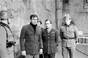 00658 Collection: Colditz, Photo-call for new BBC television series, actors pose for the cameras on first