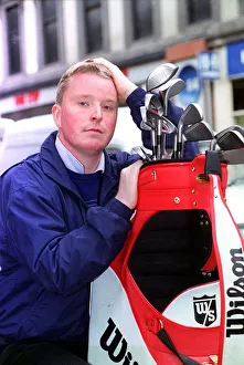Colin Fraser golfer failed PGA exams golf clubs bag