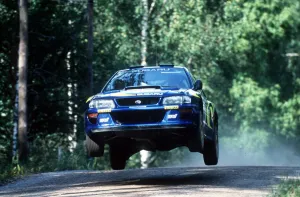 Automobile Prints: Colin McRae World Rally Car Champion November 97 Who is part of the 555 Subaru