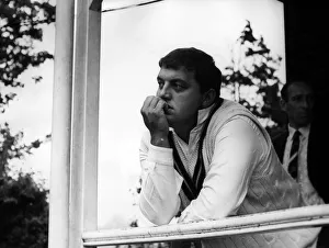 Core59 Prints: Colin Milburn, May 1968 Northants Cricket player looking dejected as